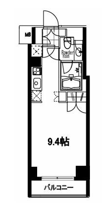フレンシア麻布十番サウス 間取り図