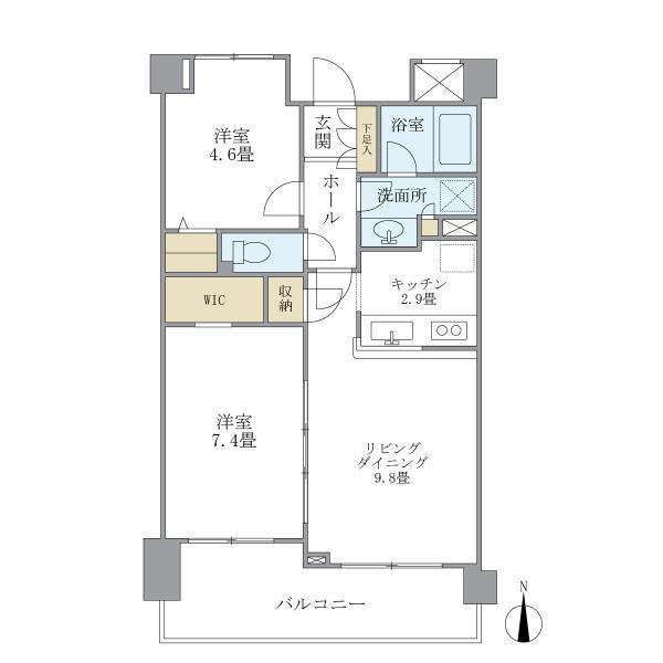 プレミアコンフォート高井戸 間取り図