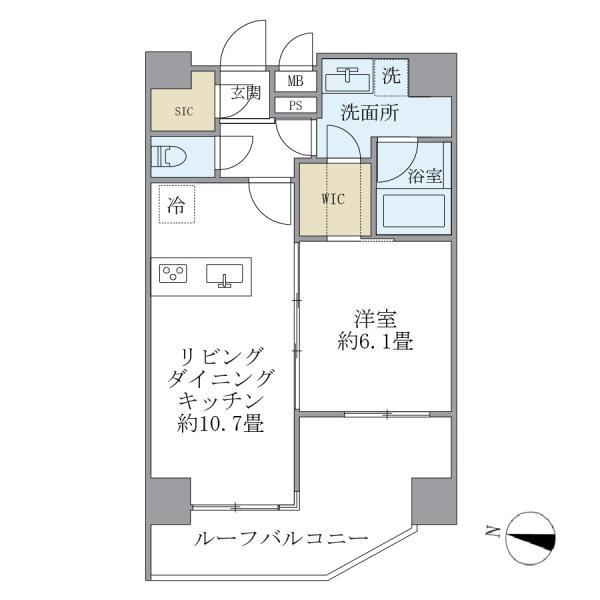 コスモリード御茶ノ水レジデンス 間取り図
