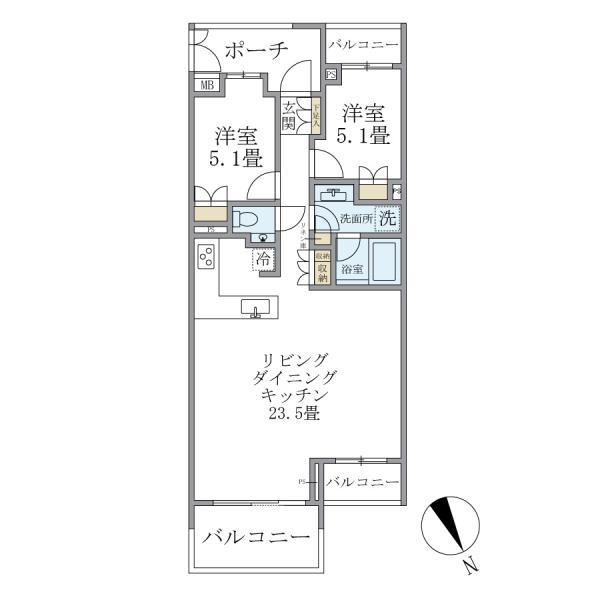 目白ガーデンヒルズ 間取り図