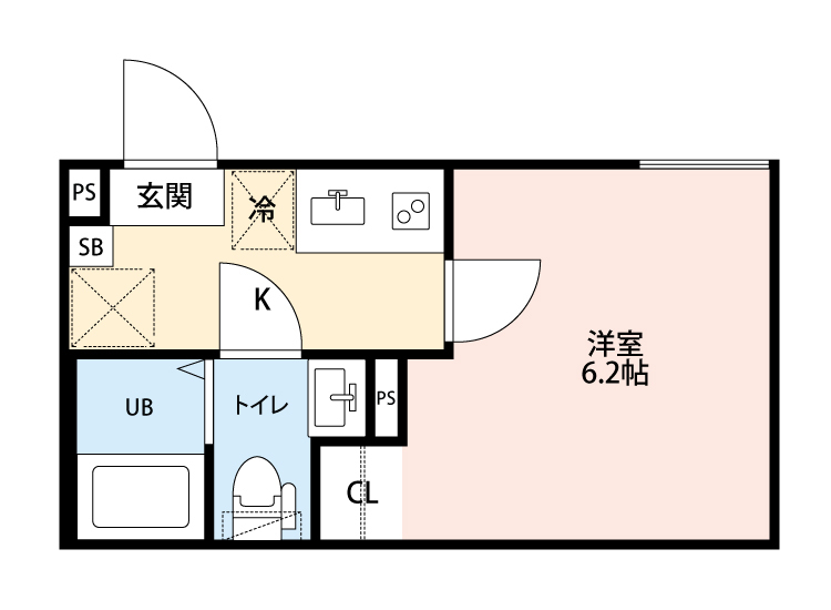 ＧＲＡＺＩＡ高円寺北 間取り図