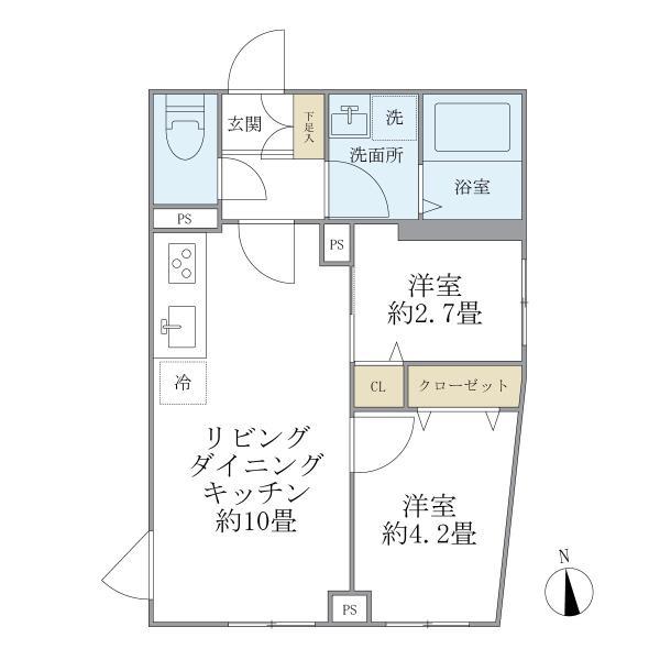 ウェルスクエア中延ＩＩ 間取り図
