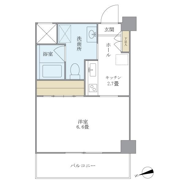 アイトー・ロワイヤル青横 間取り図
