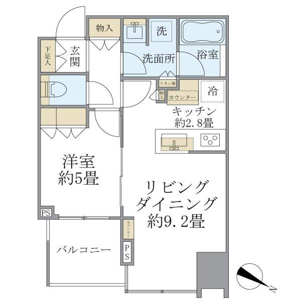 大崎ウエストシティタワーズＥＡＳＴ 間取り図