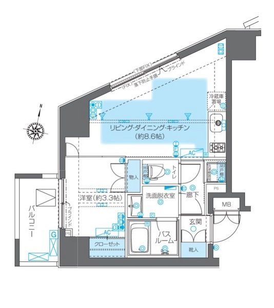 ZOOM神宮前 間取り図