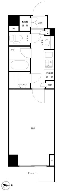 ルーブル桜新町 間取り図