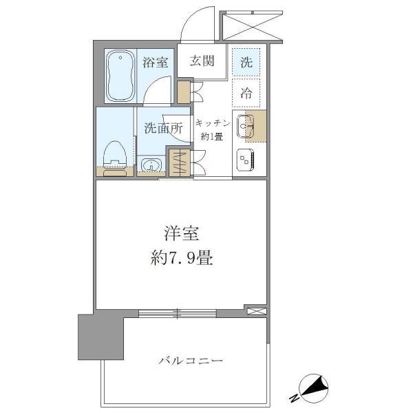 Ｂｒｉｌｌｉａ　Ｔｏｗｅｒ　浜離宮 間取り図