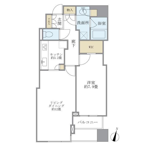 大崎ウエストシティタワーズＥＡＳＴ 間取り図