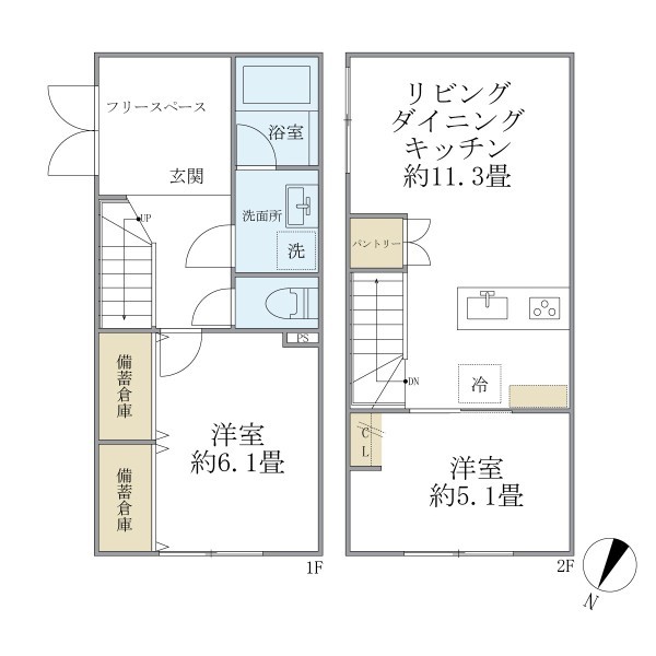 フォルモント 間取り図