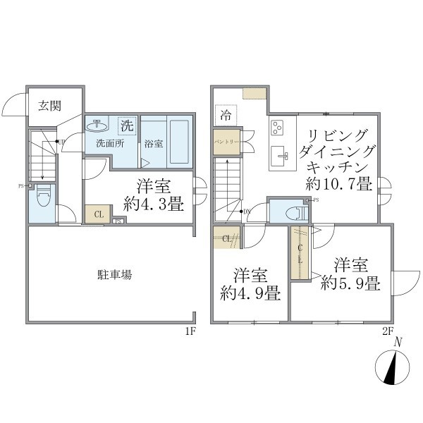 フォルモント 間取り図