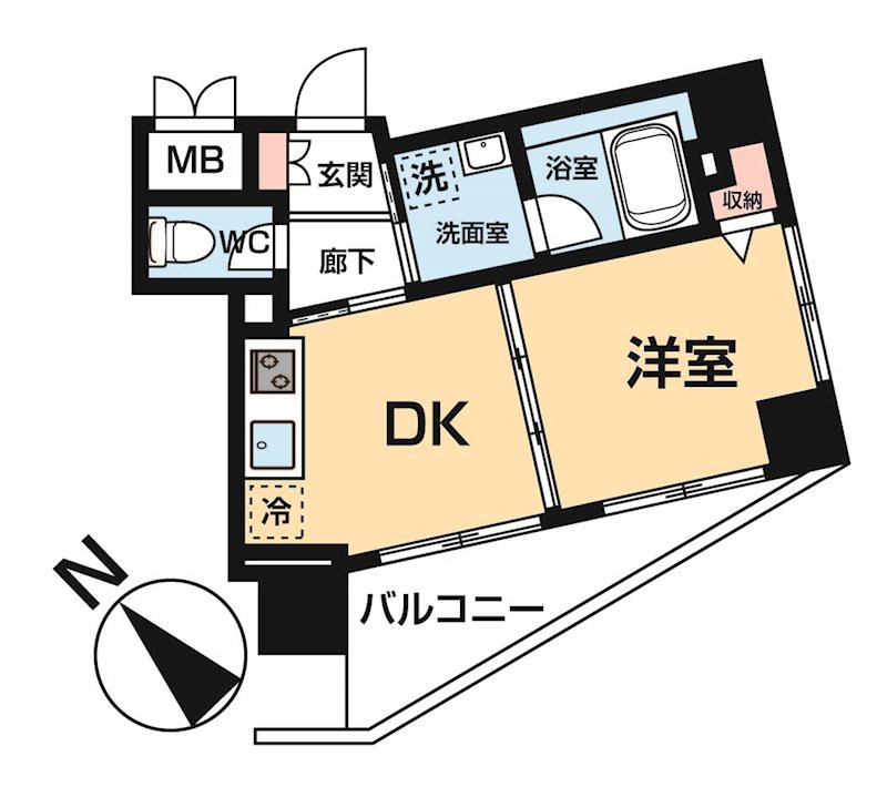 アート不動前 間取り図