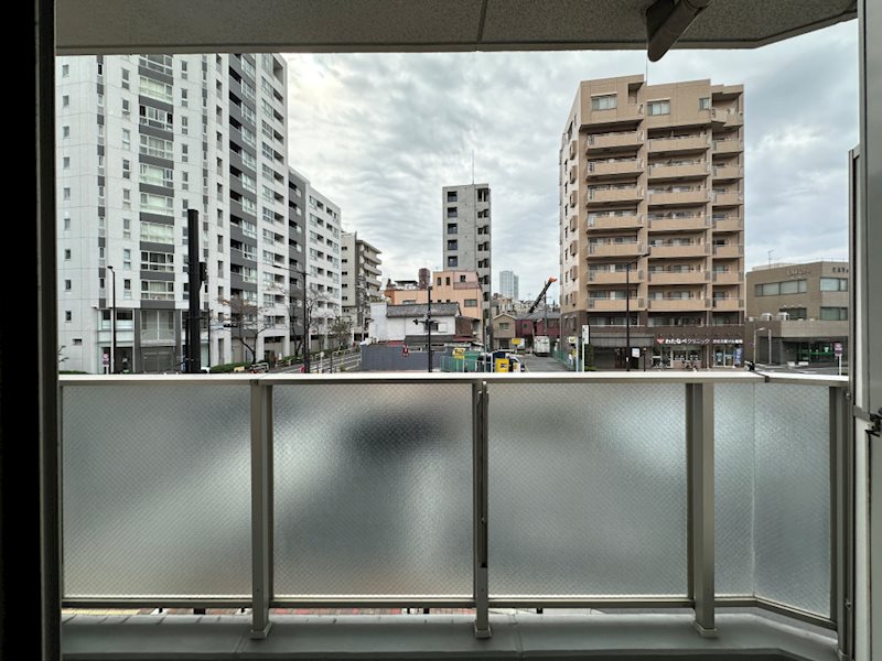 アート不動前 ベランダ