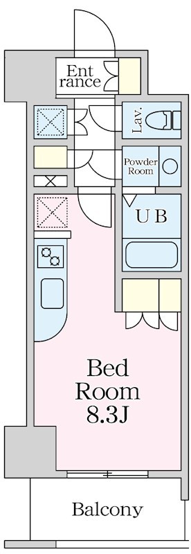 エスティメゾン大井仙台坂 間取り図