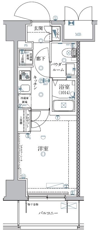 南池袋レジデンス 間取り図