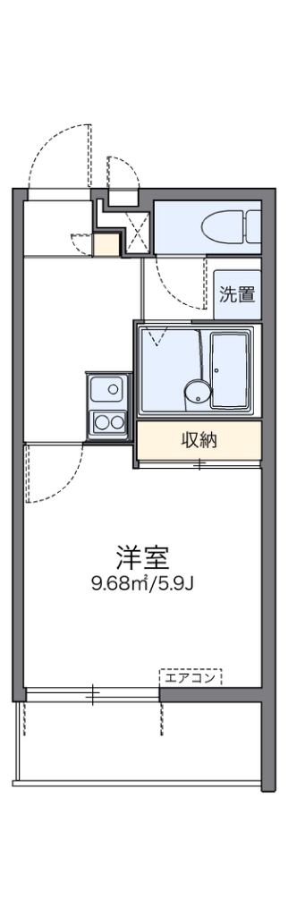 レオパレス悠和 間取り図