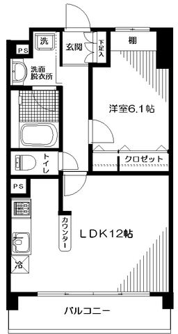 ノブレ浜田山 間取り図