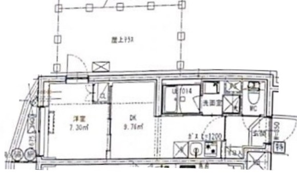 ハーモニーレジデンス新宿河田町 間取り図