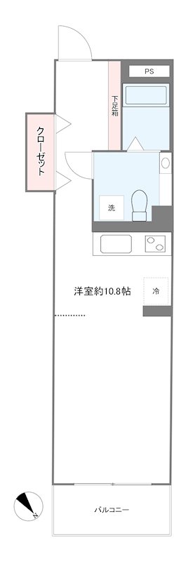 フォレスト・ヒルズ中落合 間取り図