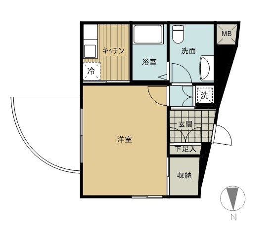プラザ中落合 間取り図