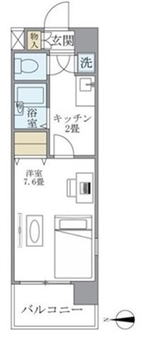 イーストコート芝 間取り図