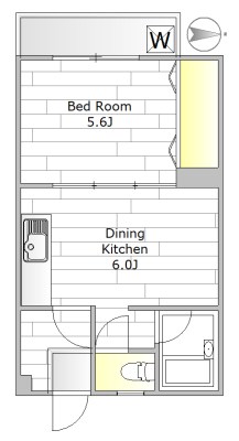 東西ハイツ 間取り図