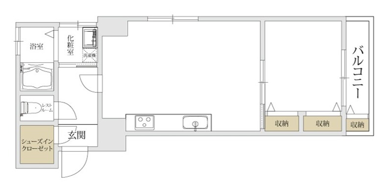 ニュー池尻マンション 間取り図