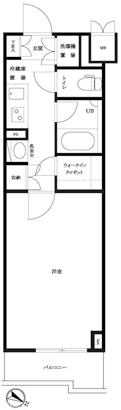 ルーブル三軒茶屋参番館 間取り図
