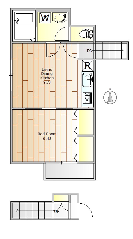 ルピナス八雲 間取り図
