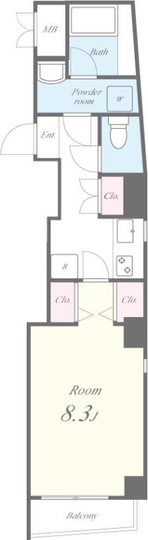 Ferio経堂 間取り図