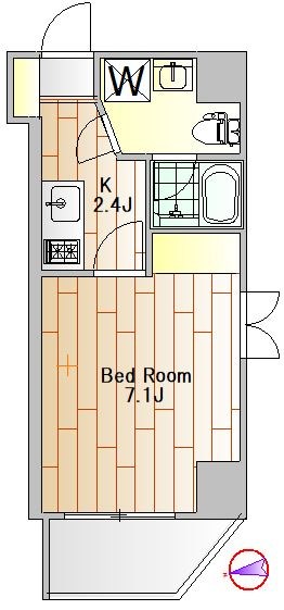 旗の台アパートメント 間取り図