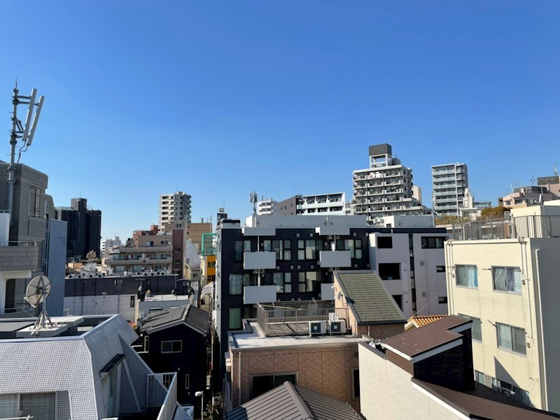 旗の台アパートメント ベランダ