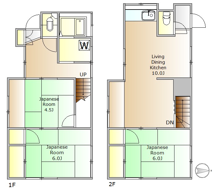 荏原6(109-5-7)戸建 間取り図