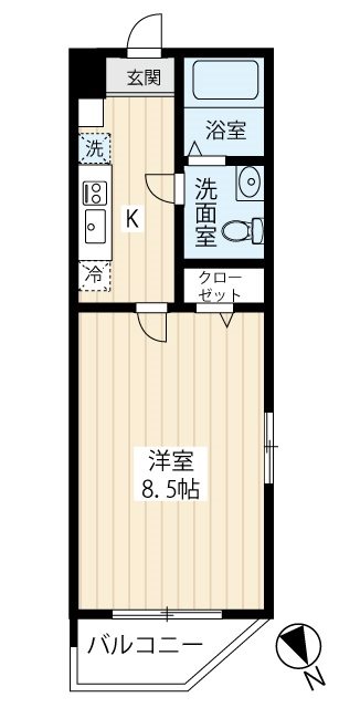 アンベリール吉祥寺EAST 間取り図