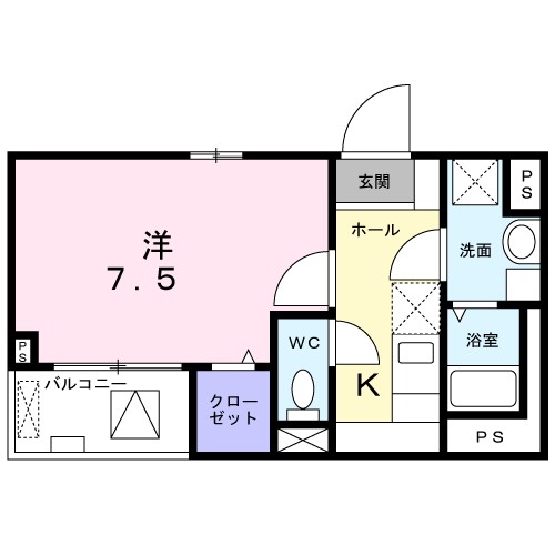 ビレッジ　アップ　渋谷 間取り図