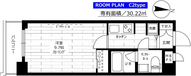 ステージファースト恵比寿二番館 間取り図