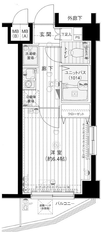 メインステージ南麻布 間取り図