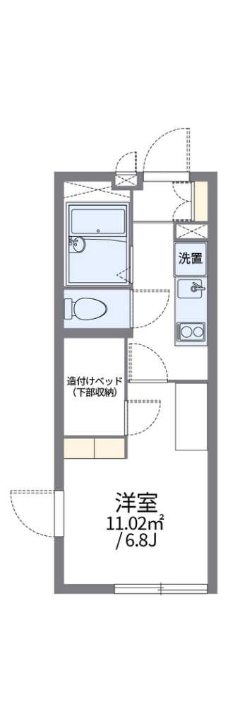 レオパレスプリマベーラ荻窪 間取り図