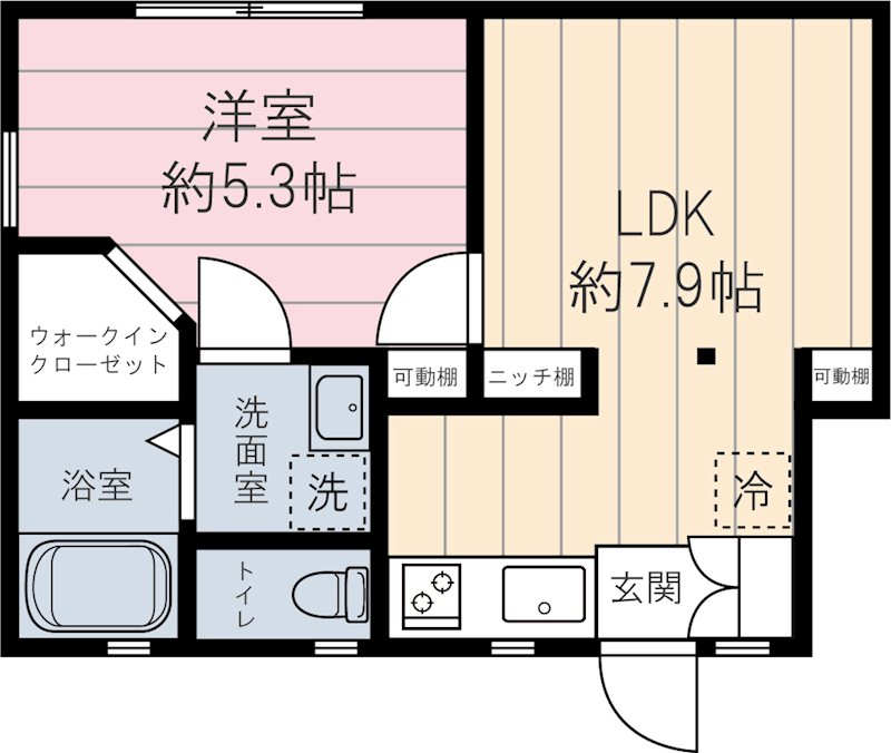 エスポワール上落合 間取り図