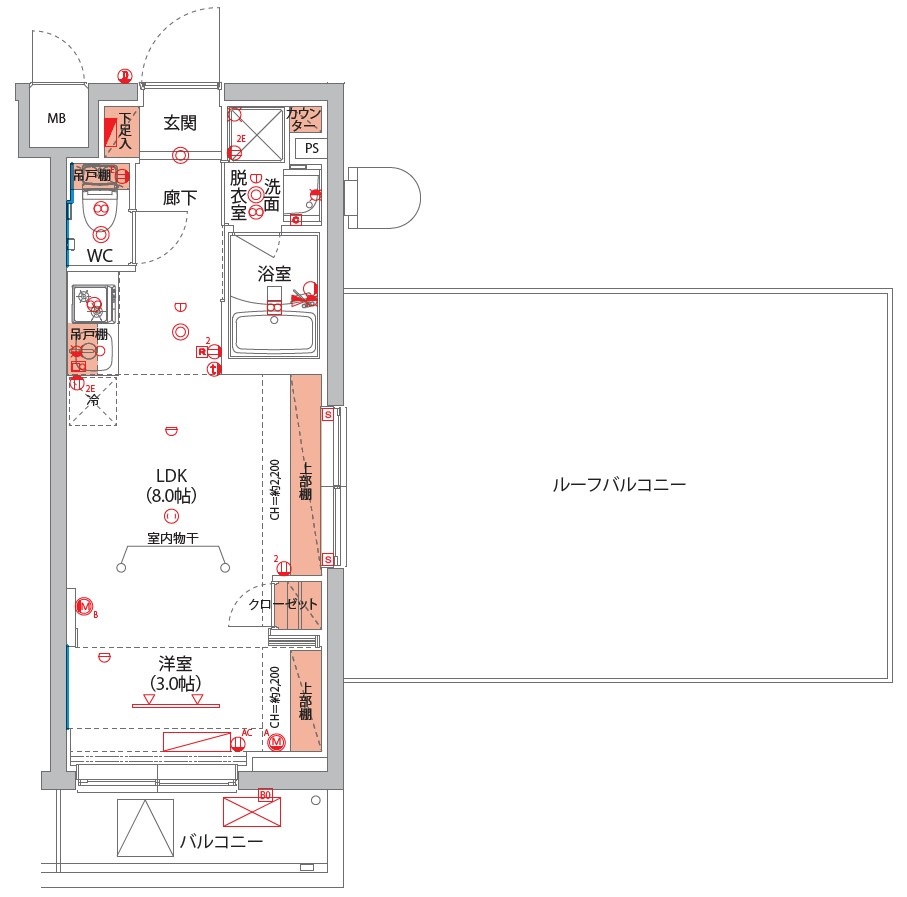 ベルグレードＳＩ 間取り図