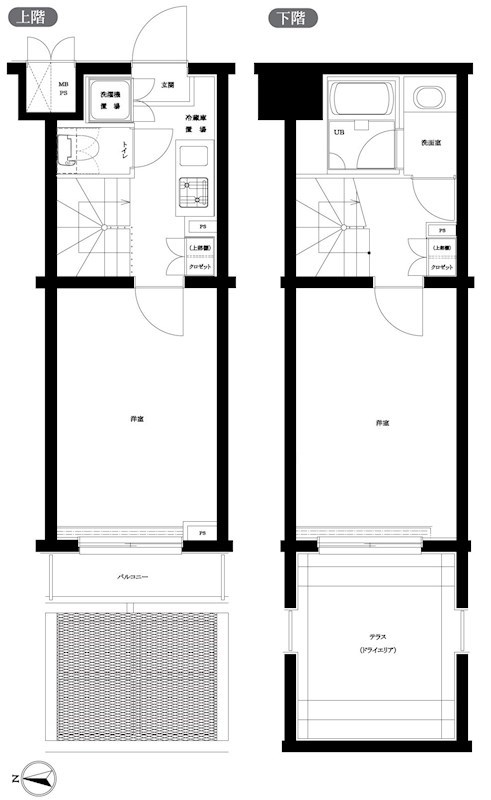 ルーブル早稲田六番館 間取り図