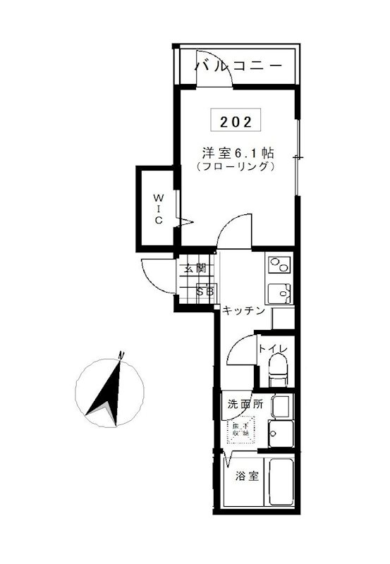シャトン柿木坂 間取り図