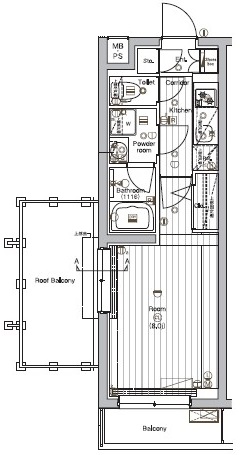 PREMIUM CUBE G 三軒茶屋 間取り図