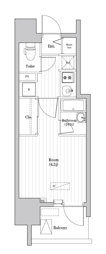 大森海岸レジデンス 間取り図
