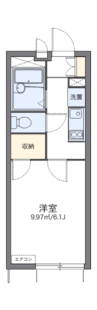 レオパレス宮前 間取り図