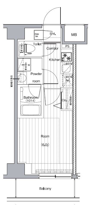 プレミアムキューブＧ西大井 間取り図