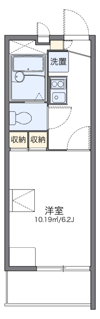 レオパレスハープコート 間取り