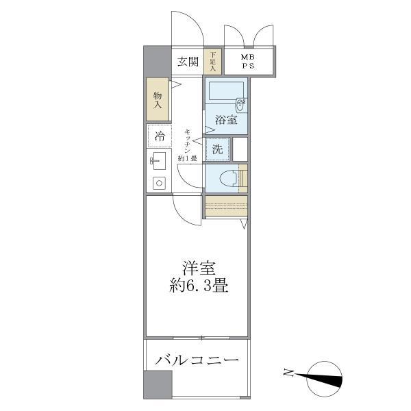 メインステージ赤坂ＩＩ 間取り