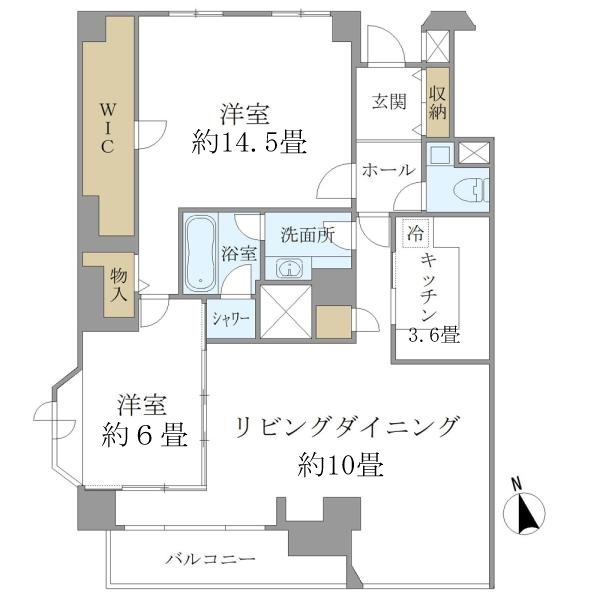 ｈｏｗｆｆ　ＲＥＬＡＸ三軒茶屋 間取り