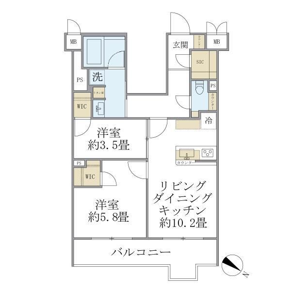 ビューテラス茗荷谷 間取り