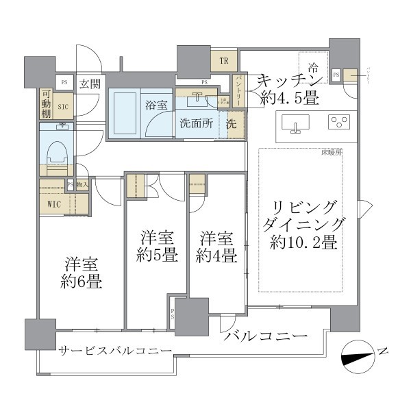 Ｂｒｉｌｌｉａ早稲田鶴巻町 間取り